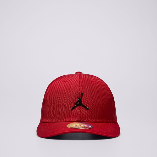 Детска шапка с козирка JORDAN ШАПКА JAN METAL JUMPMAN CURVE BRIM 9a0823-r78 цвят червен