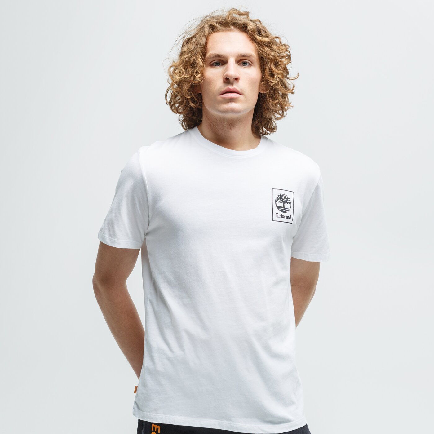 Мъжка тениска TIMBERLAND ТЕНИСКА YC SS BACK CAMO TREE TEE tb0a2afv1001 цвят бял