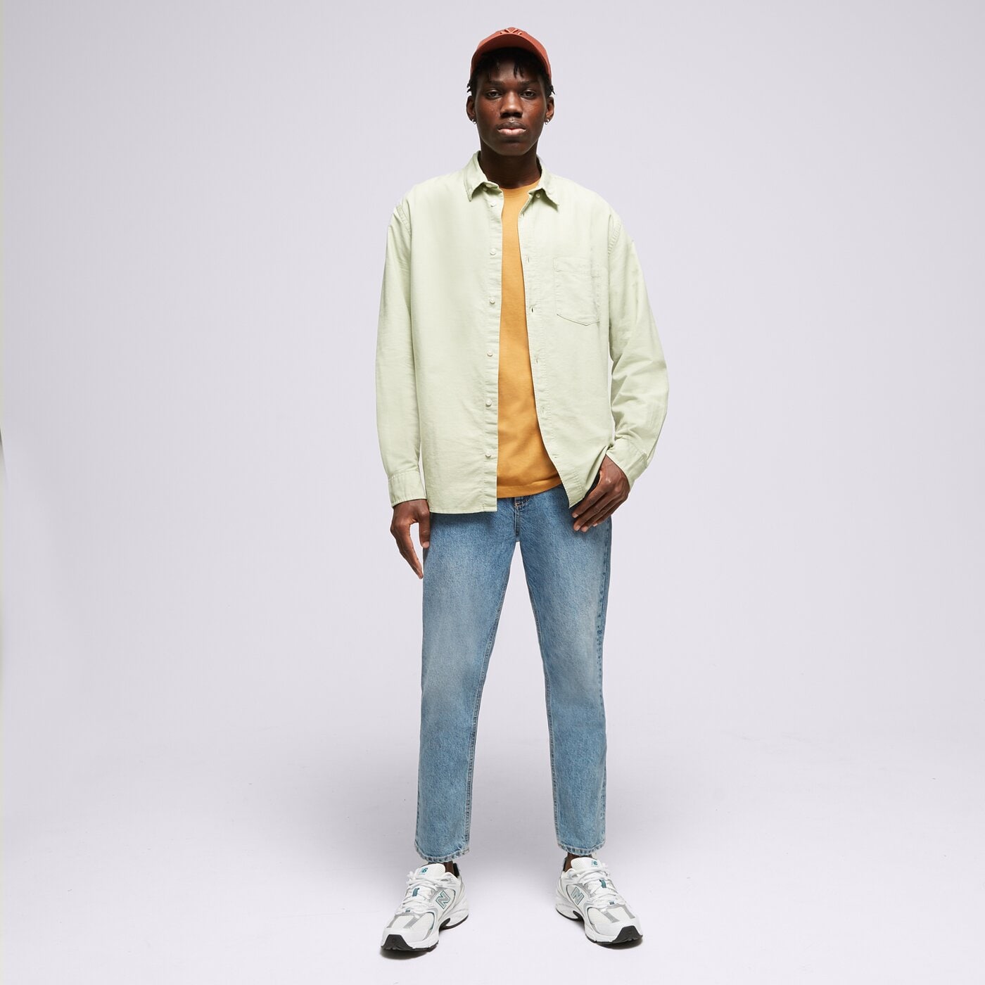 Мъжка тениска TIMBERLAND ТЕНИСКА SS DUNSTAN RIVER JERSEY TEE tb0a6gb6p471 цвят горчица