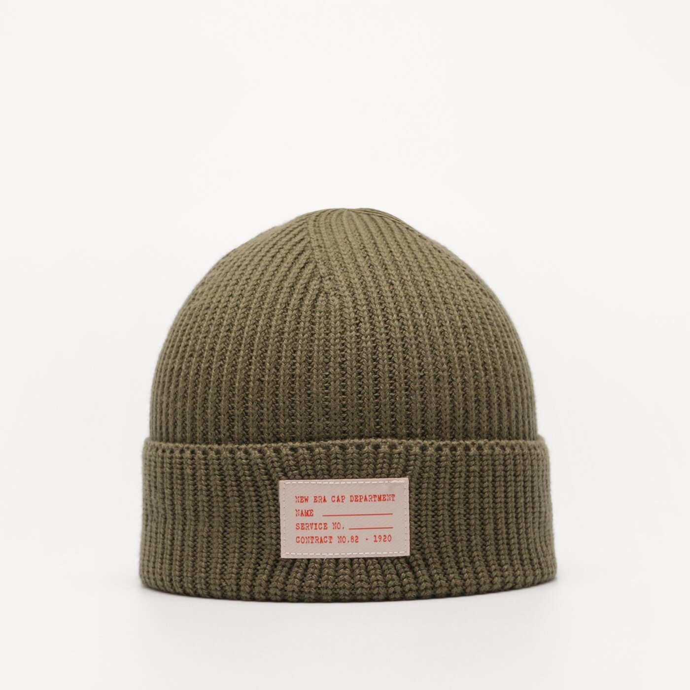 Мъжка зимна шапка NEW ERA ШАПКА WOOL MIX WATCH BEANIE NEW ERA NOV 60285125 цвят каки