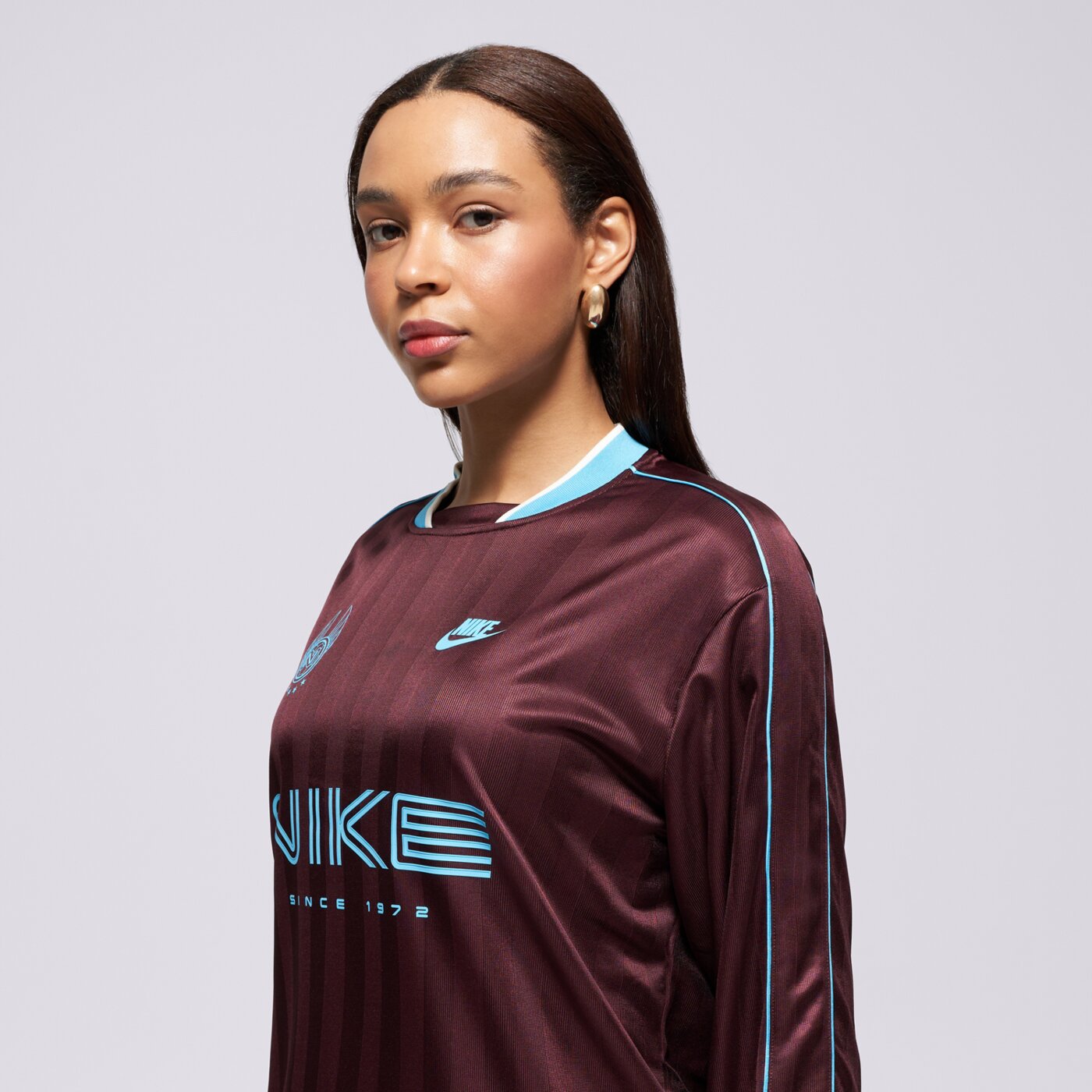 Дамска тениска NIKE ТЕНИСКА W NSW LS JERSEY im7452-652 цвят бордо