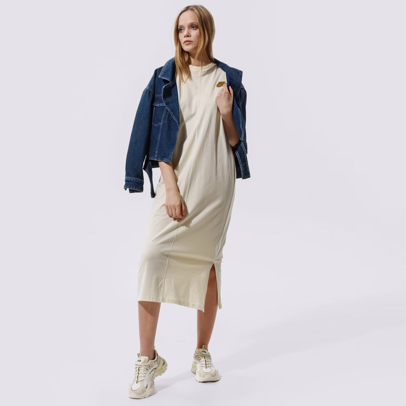 Дамски NIKE РОКЛЯ W NSW АНЦУГS EARTH DAY FT cz9247-113 цвят бежов