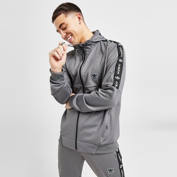 Мъжки суичър ADIDAS СУИТЧЪР EDGE FZ GREY 4 SWEATSHIRT hy1000 цвят сив