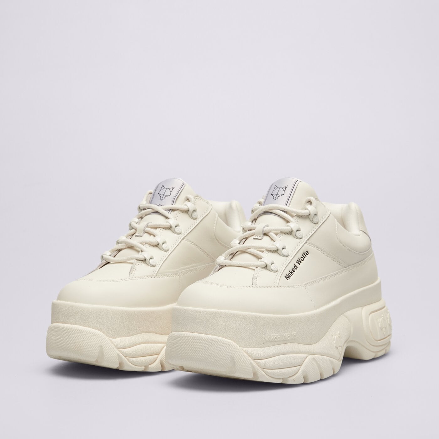 Дамски маратонки NAKED WOLFE SPORTY nwsportywhite цвят бял