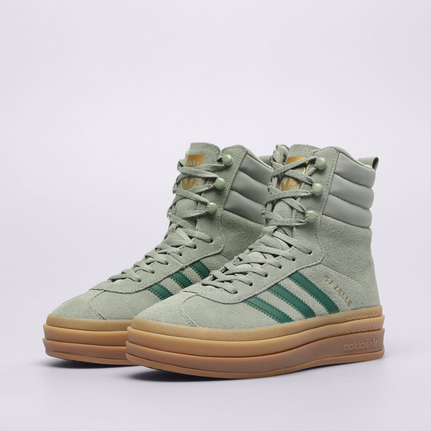 Дамски маратонки ADIDAS GAZELLE BOOT W id6982 цвят зелен