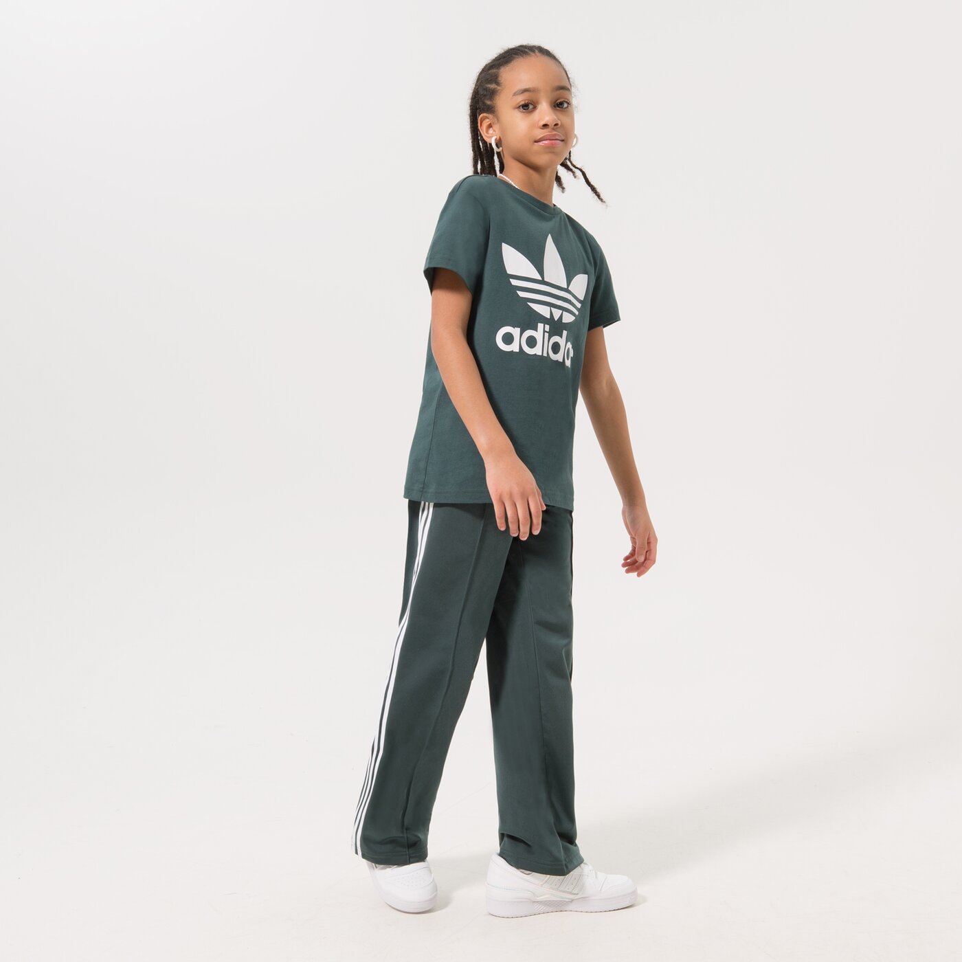 Adidas ТЕНИСКА Trefoil Tee Girl Hk0262 Детски Цвят черен Модни Тениски