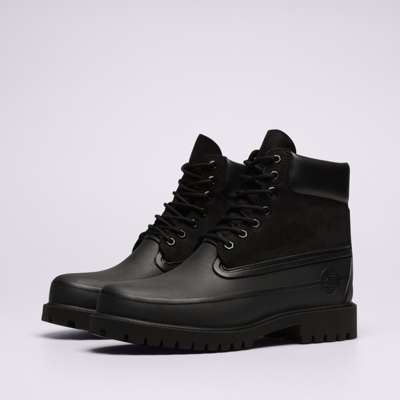 Мъжки боти TIMBERLAND 6 INCH RUBBER TOE tb0a5quc0011 цвят черен