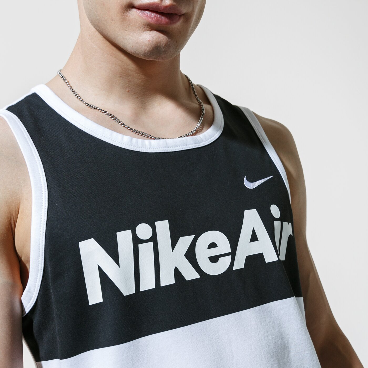 Мъжка тениска NIKE ПОТНИК M NSW AIR ПОТНИК cq5146-100 цвят бял