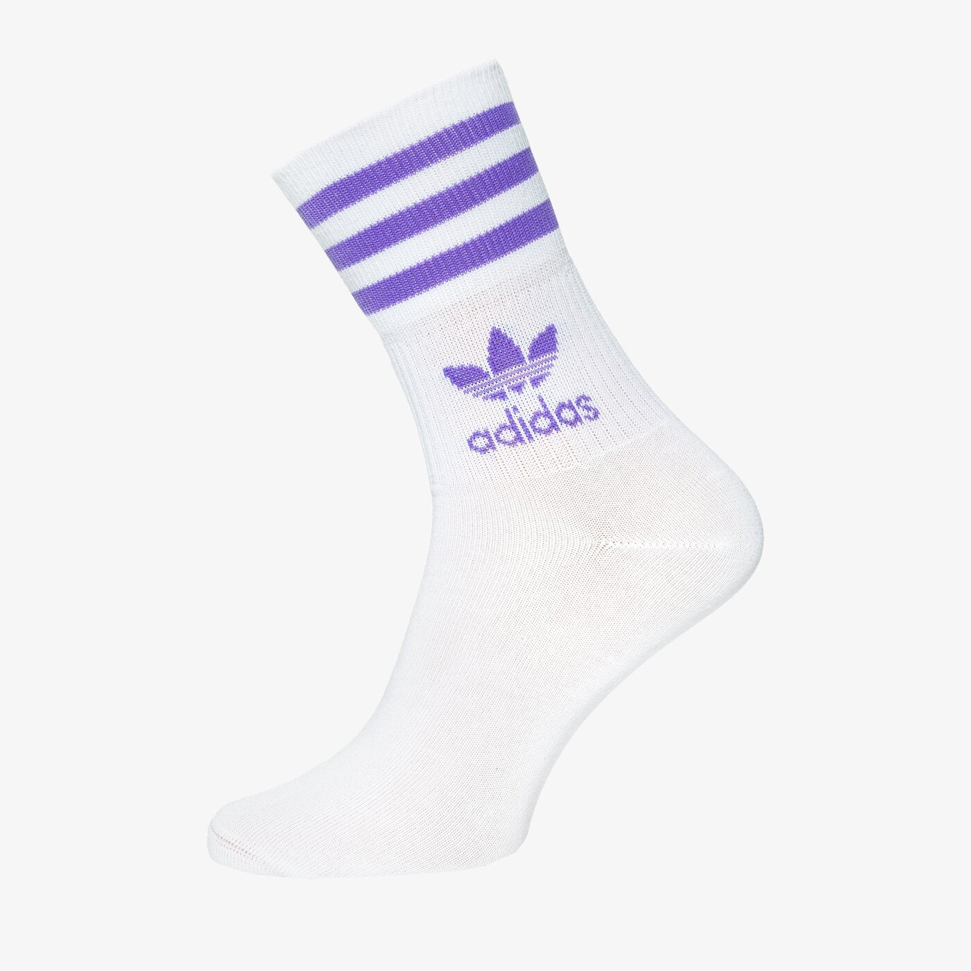 Дамски чорапи ADIDAS MID CUT CREW SOCKS  hc9551 цвят бял