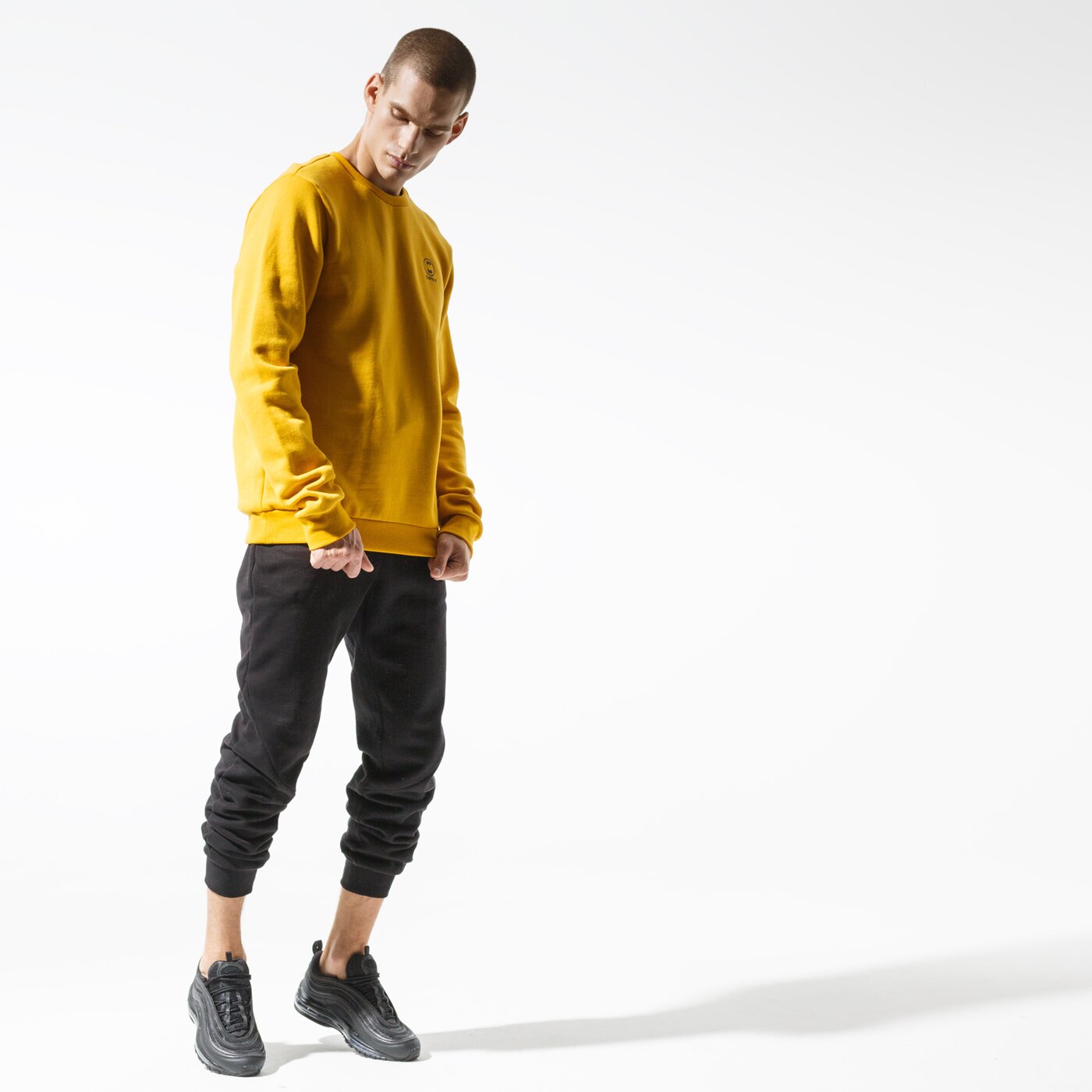 Мъжки суичър CONFRONT СУИТЧЪР ESSENTIAL YLW SWEATSHIRT cf39blm39001 цвят жълт