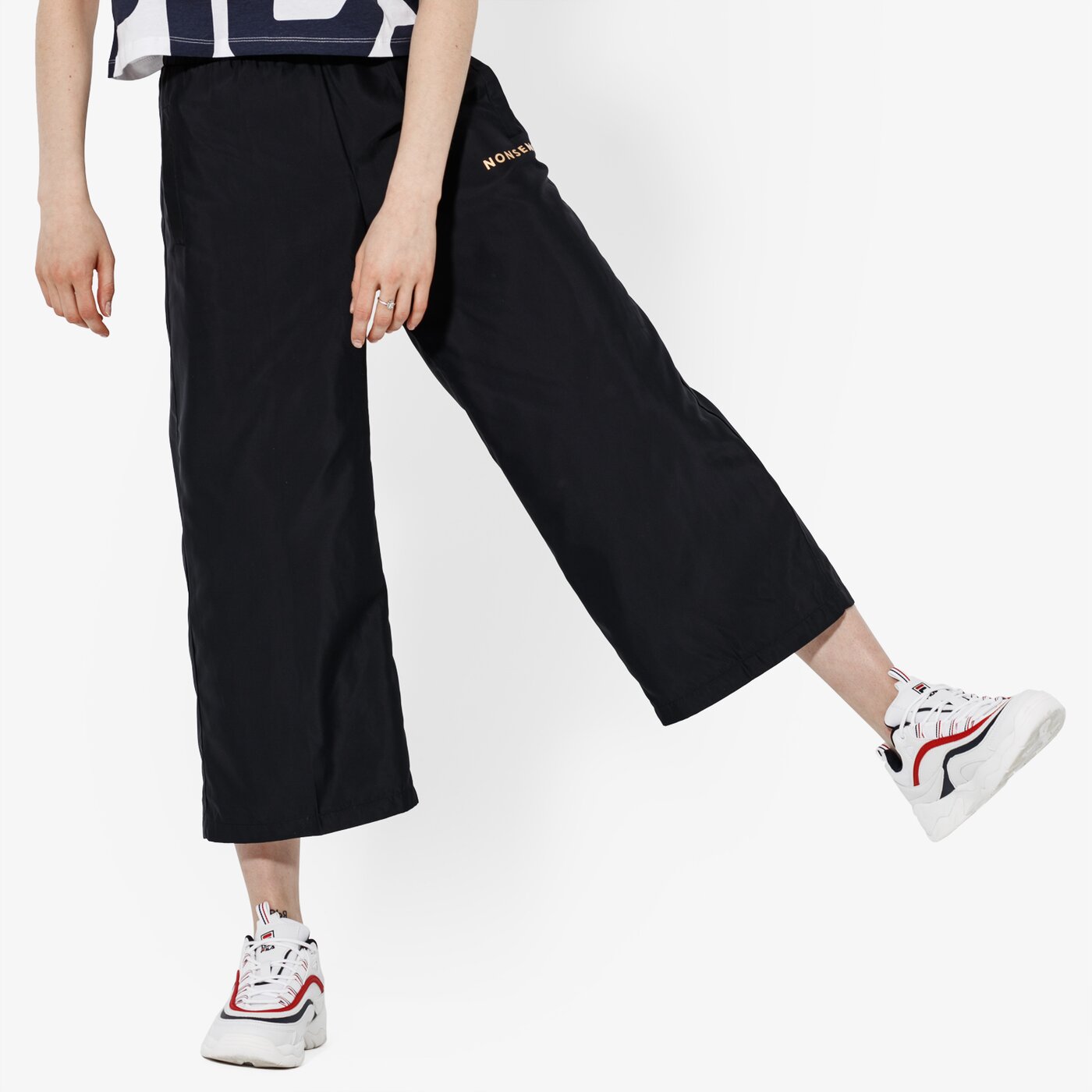 Дамски панталони CONFRONT ПАНТАЛОНИ MARTHA cf19spd10001 цвят черен