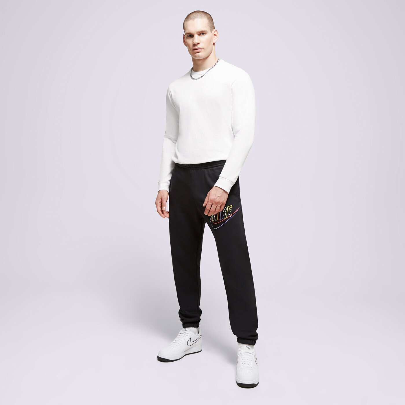 Мъжки панталони NIKE ПАНТАЛОНИ M NK CLUB+ FT CF PANT MCF dx0799-010 цвят черен