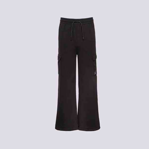 Детски панталони JORDAN ПАНТАЛОНИ JDG WJ BRKN FT CARGO PANT GIRL 45f143-023 цвят черен