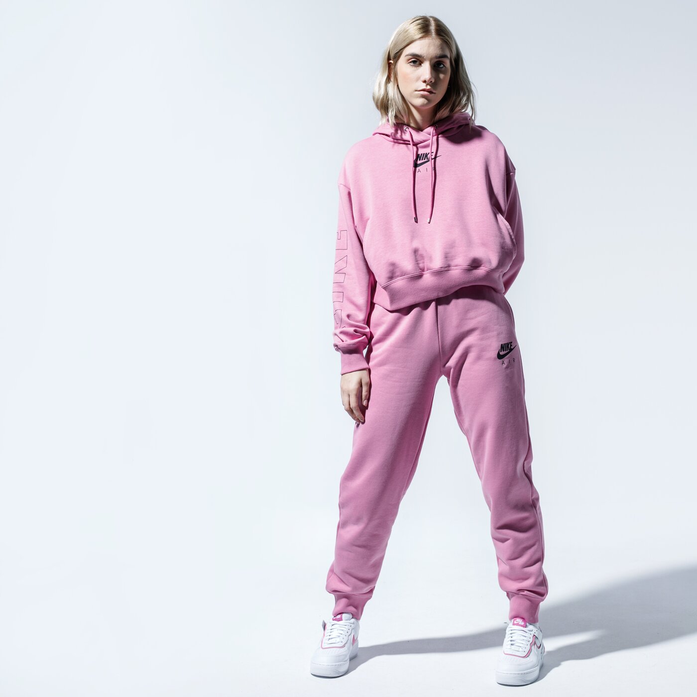 Дамски панталони NIKE ПАНТАЛОНИ W NSW AIR PANT FLC BB cj3047-693 цвят розов