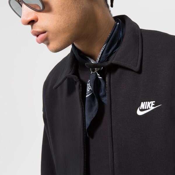 Мъжко преходно яке NIKE ЯКЕ M NK CLUB BB HARRINGTON JKT dx0539-010 цвят черен