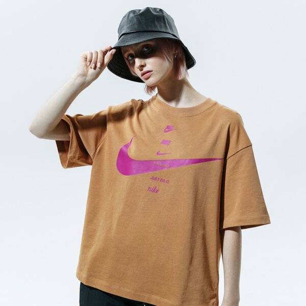 Дамска тениска NIKE ТЕНИСКА SPORTSWEAR cu5682-201 цвят кафяв