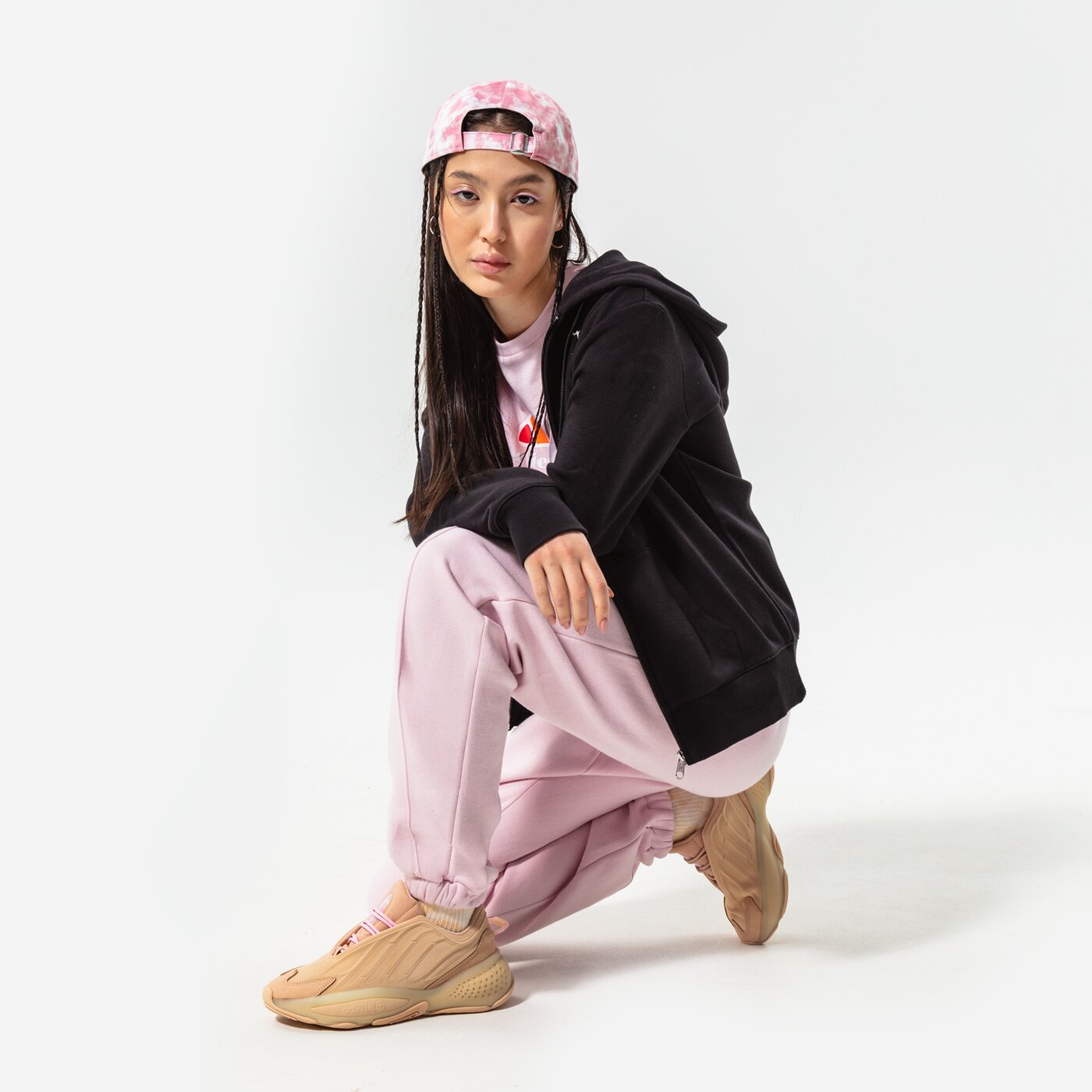 Дамски суичър CHAMPION СУИТЧЪР С КАЧУЛКА HOODED FULL ZIP 114862kk001 цвят черен