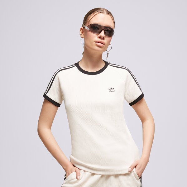 Дамска тениска ADIDAS ТЕНИСКА 3 S SLIM TEE ic5463 цвят бял