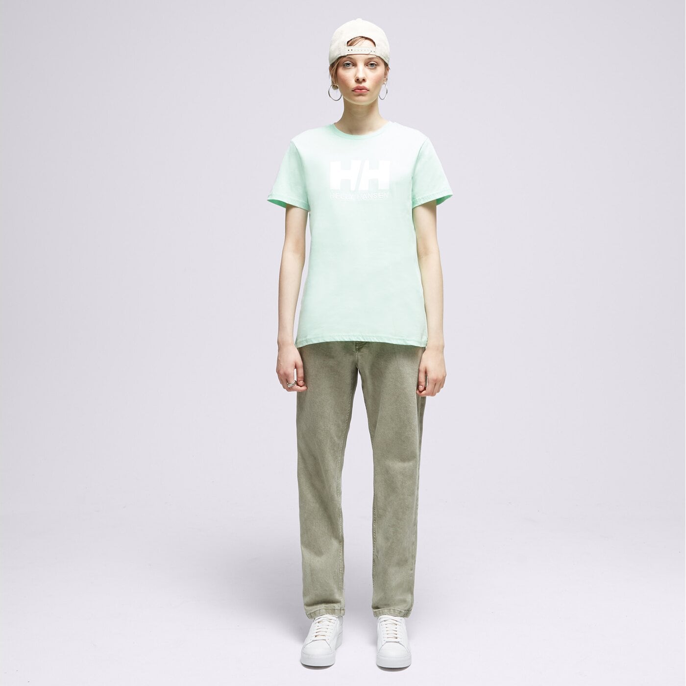 Дамска тениска HELLY HANSEN ТЕНИСКА W HH LOGO 34112419 цвят зелен