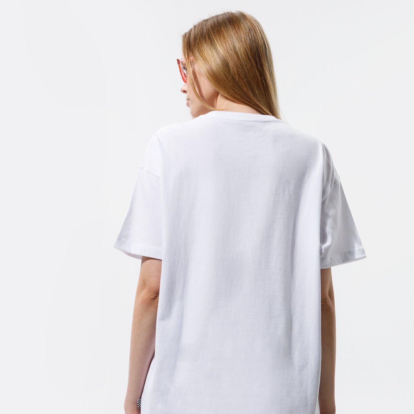 Дамска тениска VANS ТЕНИСКА CHECK TOGETHER O/S vn0a54viwht1 цвят бял