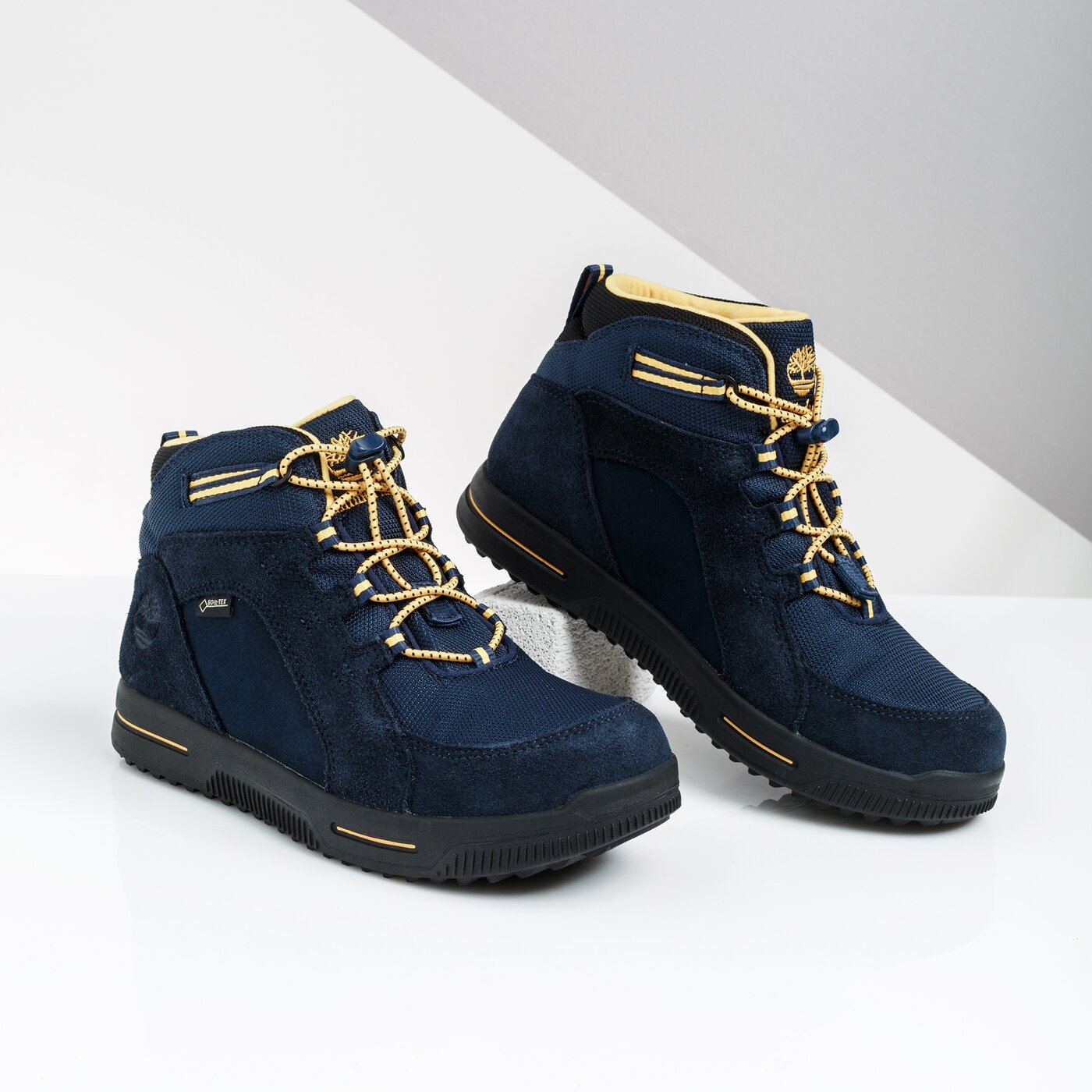 Детски зимни обувки TIMBERLAND CITY STOMP BUNGEE MID GTX tb0a22pb0191 цвят тъмносин