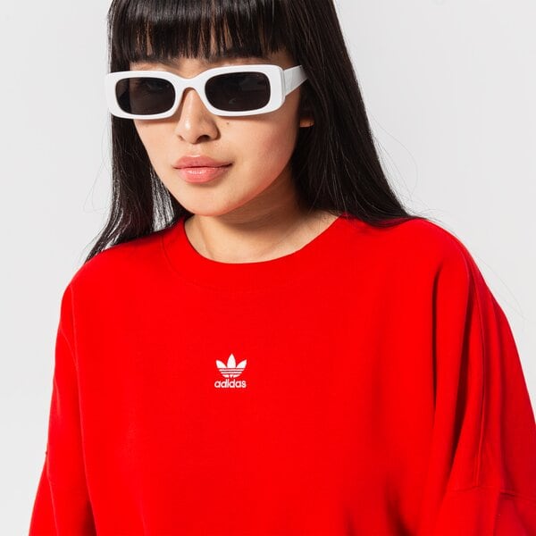 Дамски суичър ADIDAS СУИТЧЪР SWEATSHIRT hf7479 цвят червен