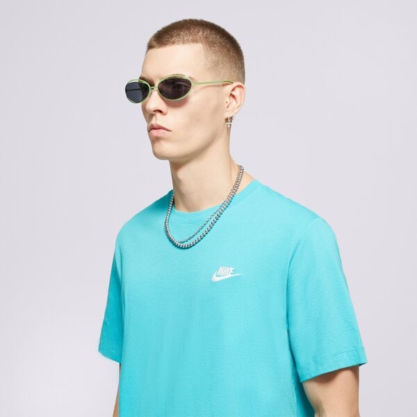 Мъжка тениска NIKE ТЕНИСКА M NSW CLUB TEE ar4997-345 цвят тюркоазен