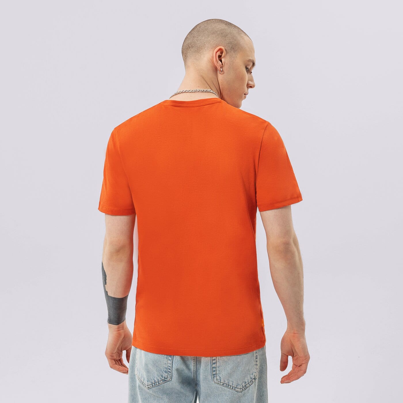 Мъжка тениска TIMBERLAND ТЕНИСКА YC SS STACK LOGO TEE (REGULAR) tb0a2aj1cn41 цвят червен