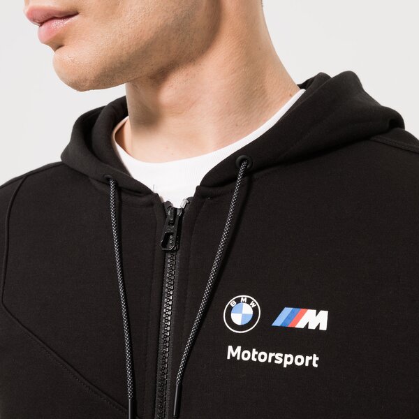 Мъжко преходно яке PUMA ЯКЕ ПРЕХОДЕН BMW MMS HDD SWEAT JACKET 535864-01 цвят черен