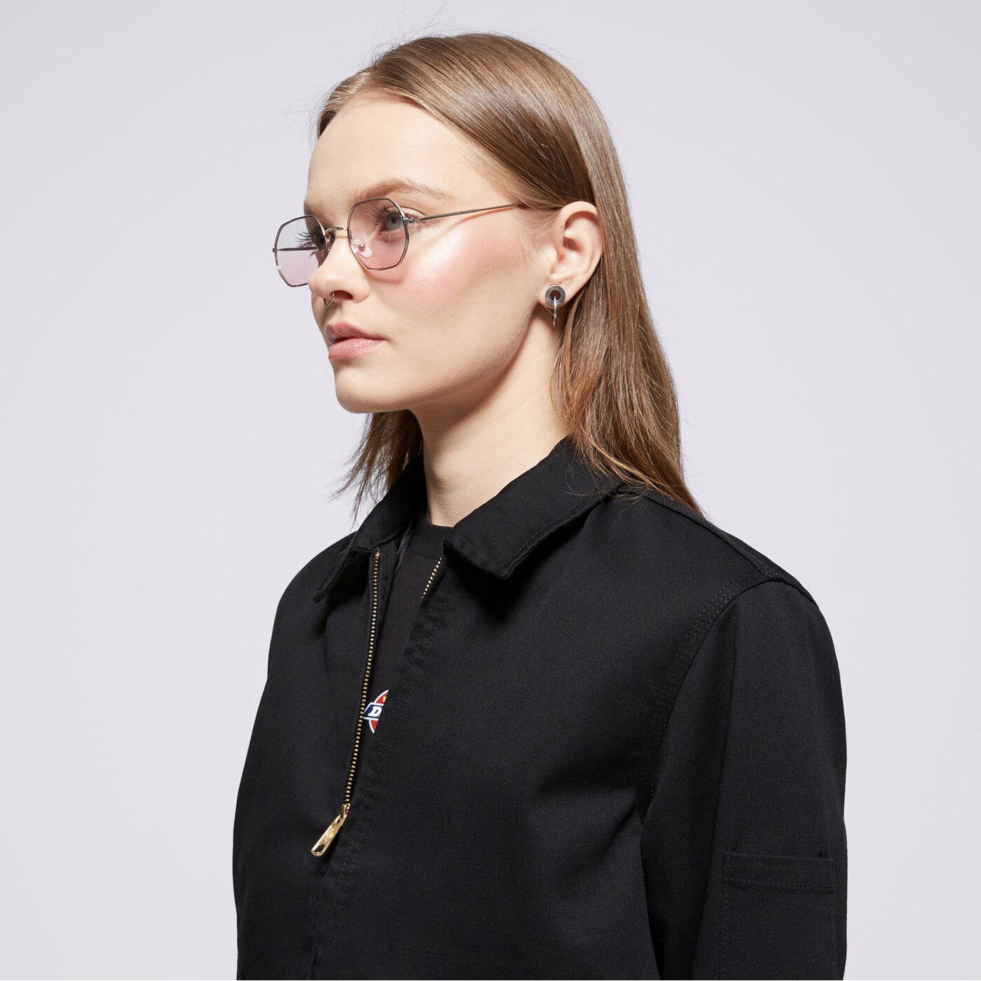 Дамско преходно яке DICKIES ЯКЕ LINED EISENHOWER CROP W REC dk0a4z23blk1 цвят черен