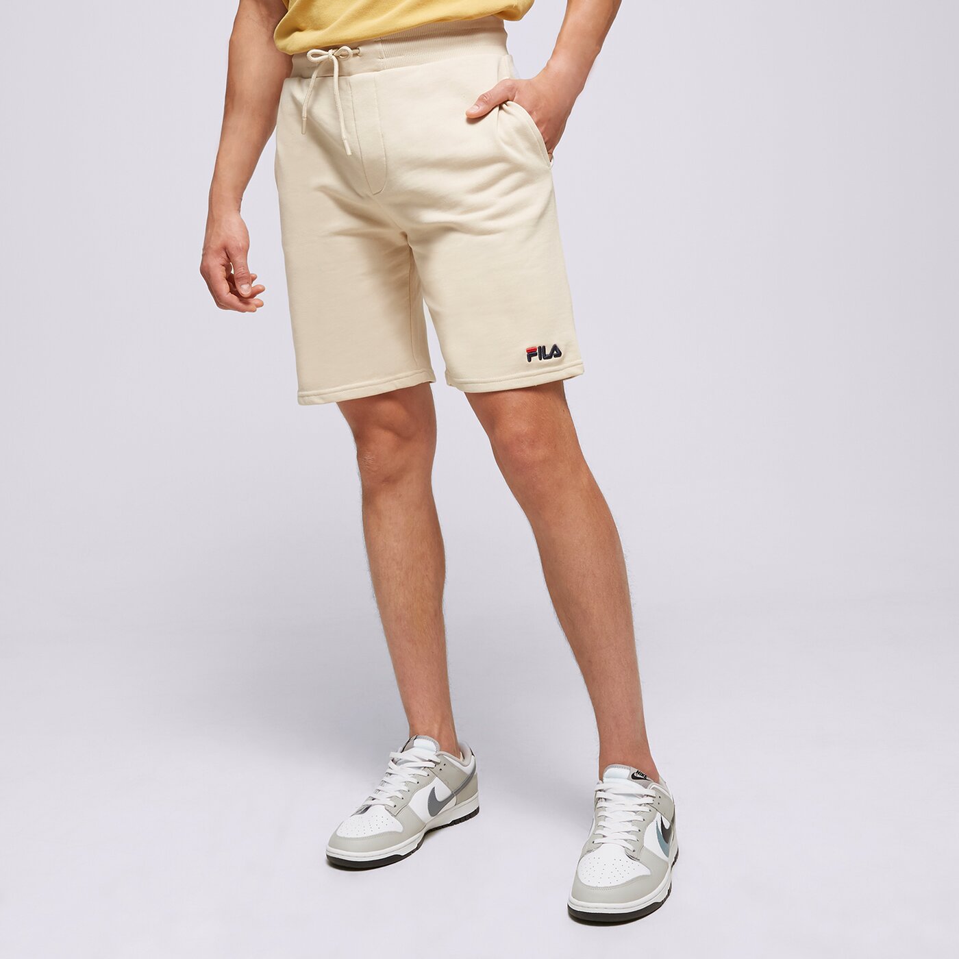 Мъжки къси панталони FILA ШОРТИ YELE ss23spm230513 цвят сив