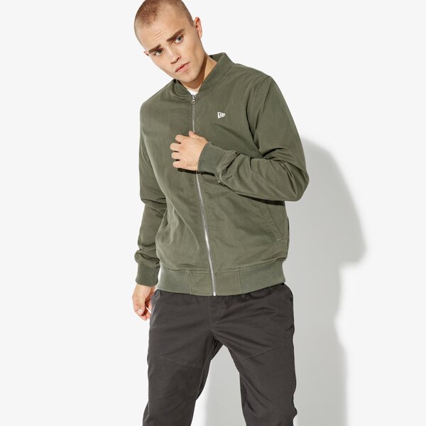 Мъжко зимно яке NEW ERA ЯКЕ NE BRANDED SHERPA BOMBER NE NOV NONE 11604083 цвят каки