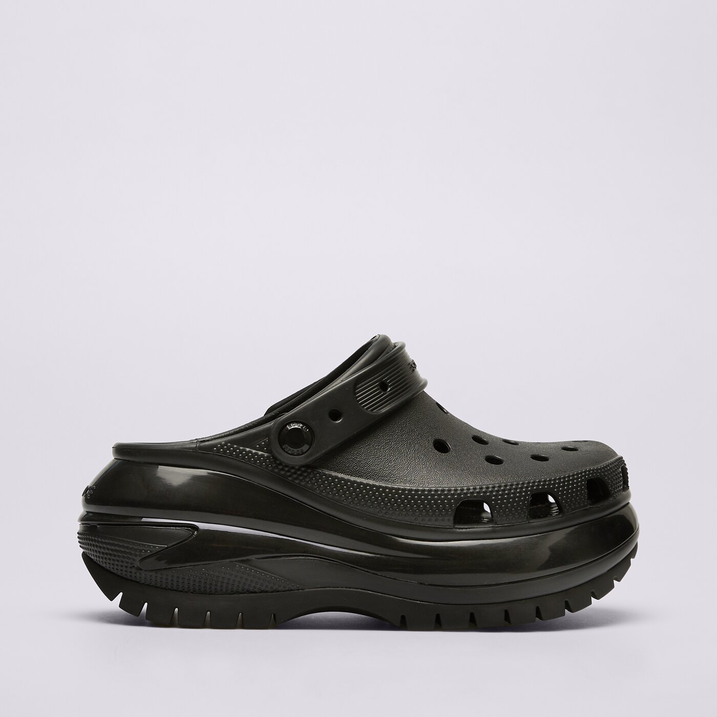 Дамски чехли и сандали CROCS CLASSIC MEGA CRUSH CLOG 207988001 цвят черен