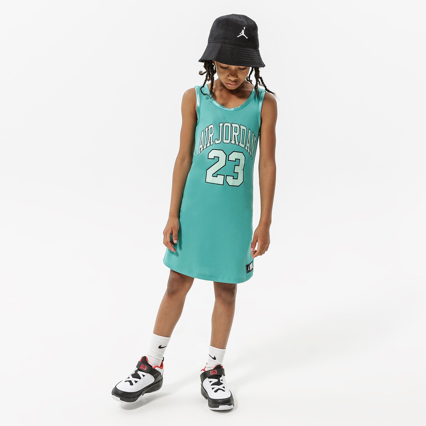  JORDAN РОКЛЯ HBR JERSEY АНЦУГS GIRL 45b320-b5p цвят син