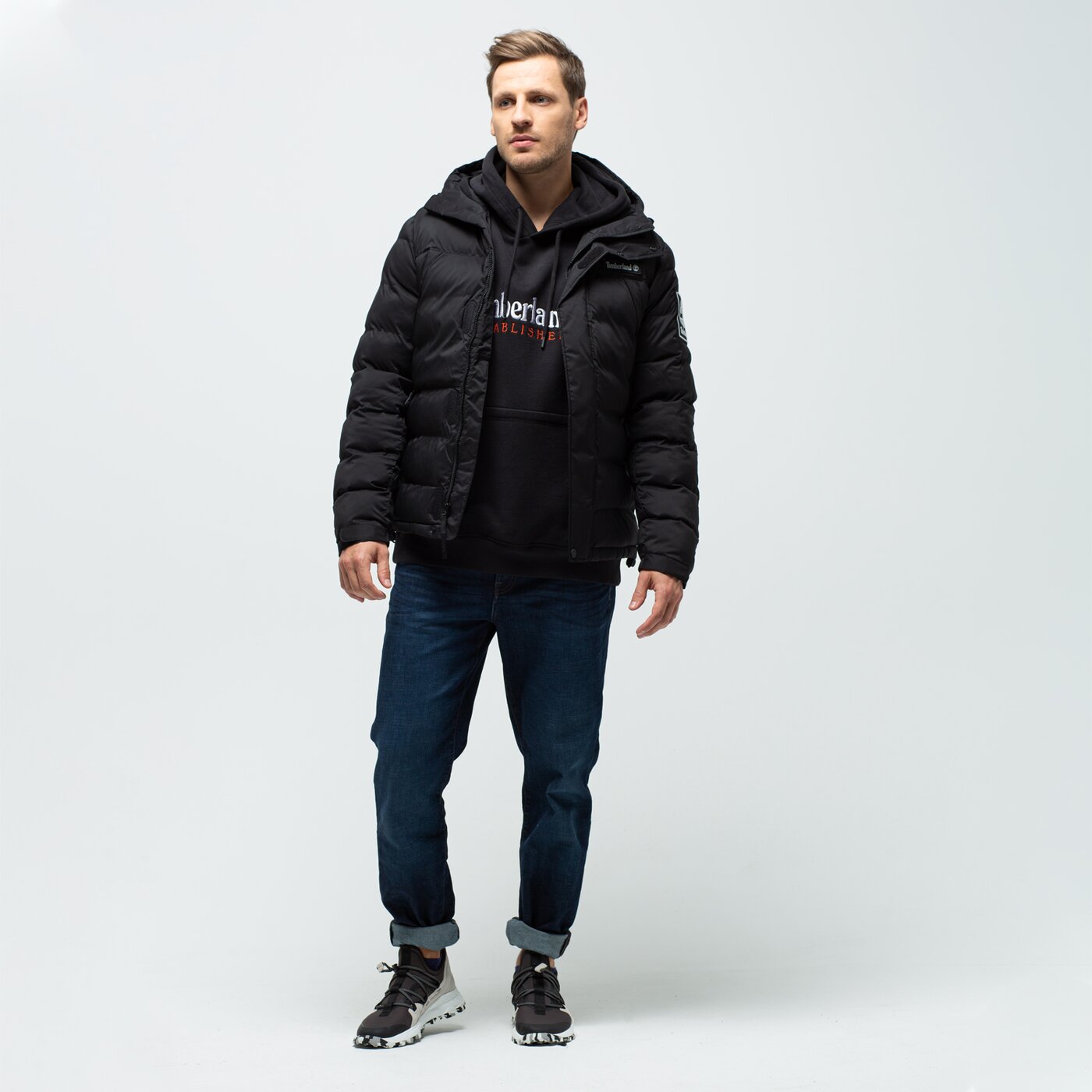 Мъжко зимно яке TIMBERLAND ЯКЕ OUTDOOR ARCHIVE PUFFER JACKET tb0a1wyy0011 цвят черен
