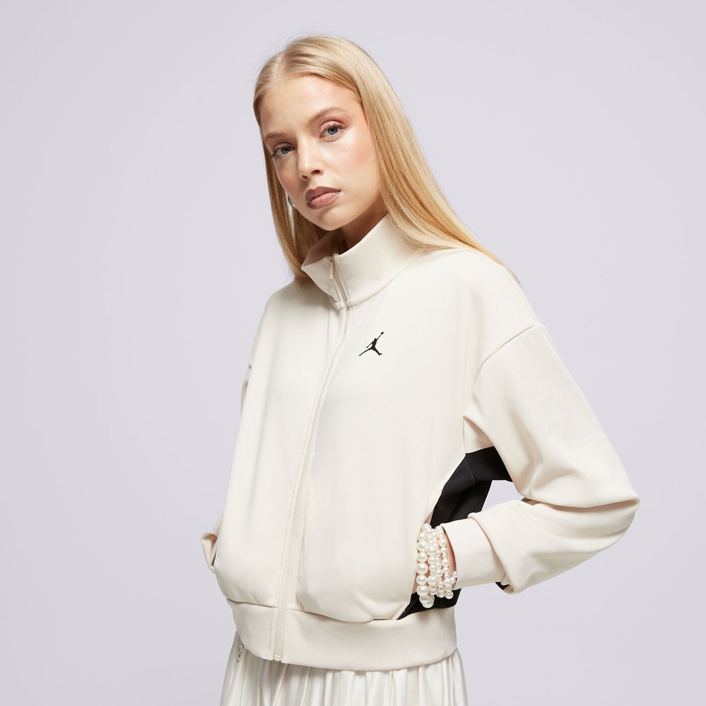 Дамско преходно яке JORDAN  ЯКЕ W J KNIT JACKET CORE fv7104-203 цвят бежов