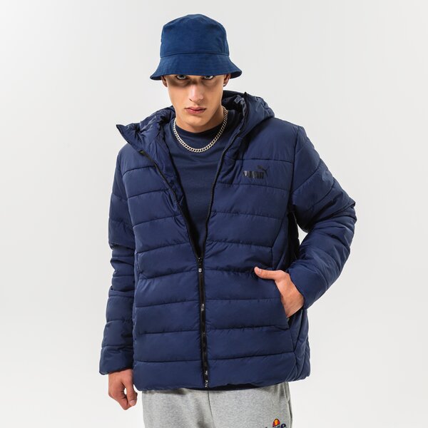 Мъжко зимно яке PUMA ЯКЕ ЗИМНО ESS HOODED PADDED JACKET 848938 06 цвят тъмносин