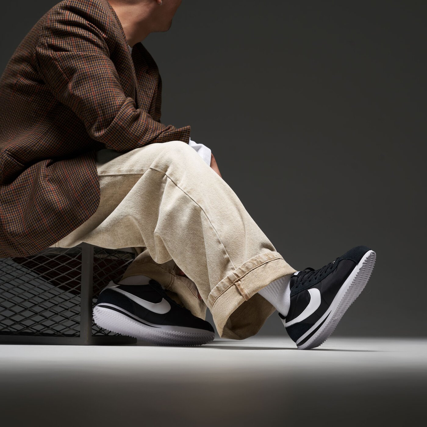 Мъжки маратонки NIKE CORTEZ TEXTILE hf0263-001 цвят черен