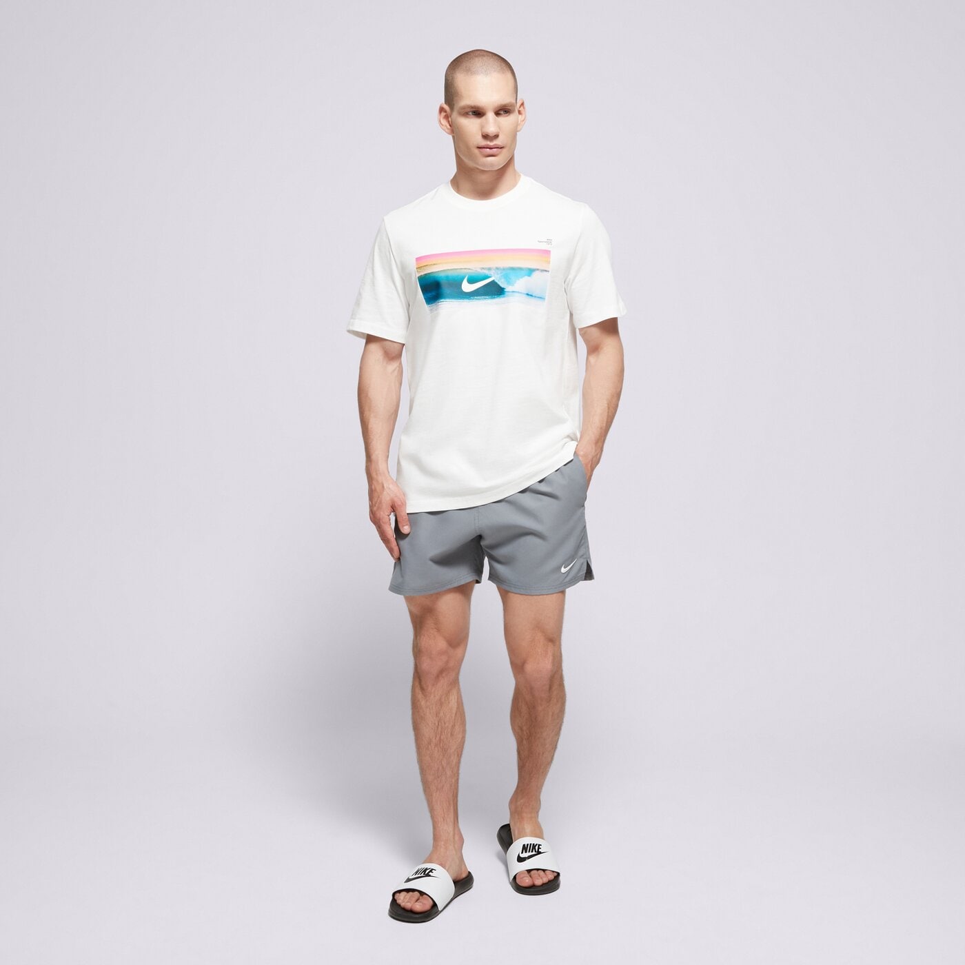 Мъжка тениска NIKE ТЕНИСКА U NSW TEE OC PHOTO 2 hj0760-100 цвят бял