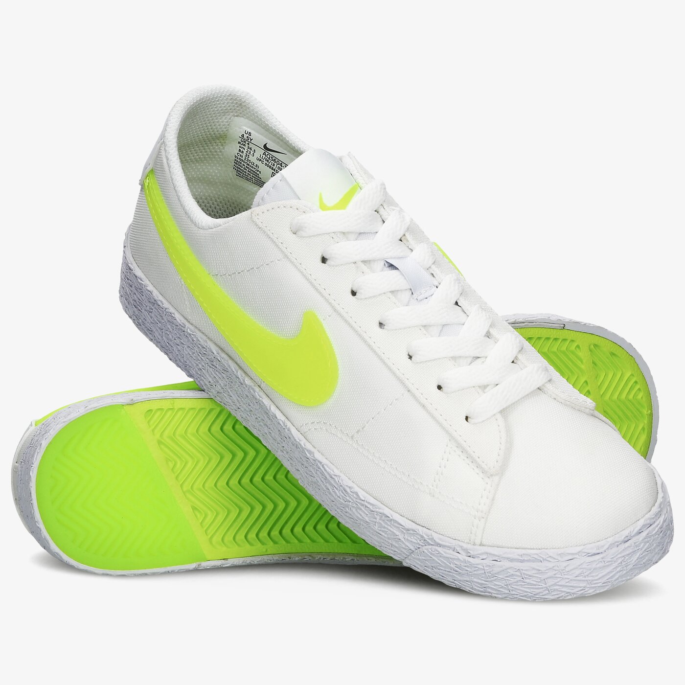 Детски маратонки NIKE BLAZER LOW POP GG aq5604-101 цвят бял