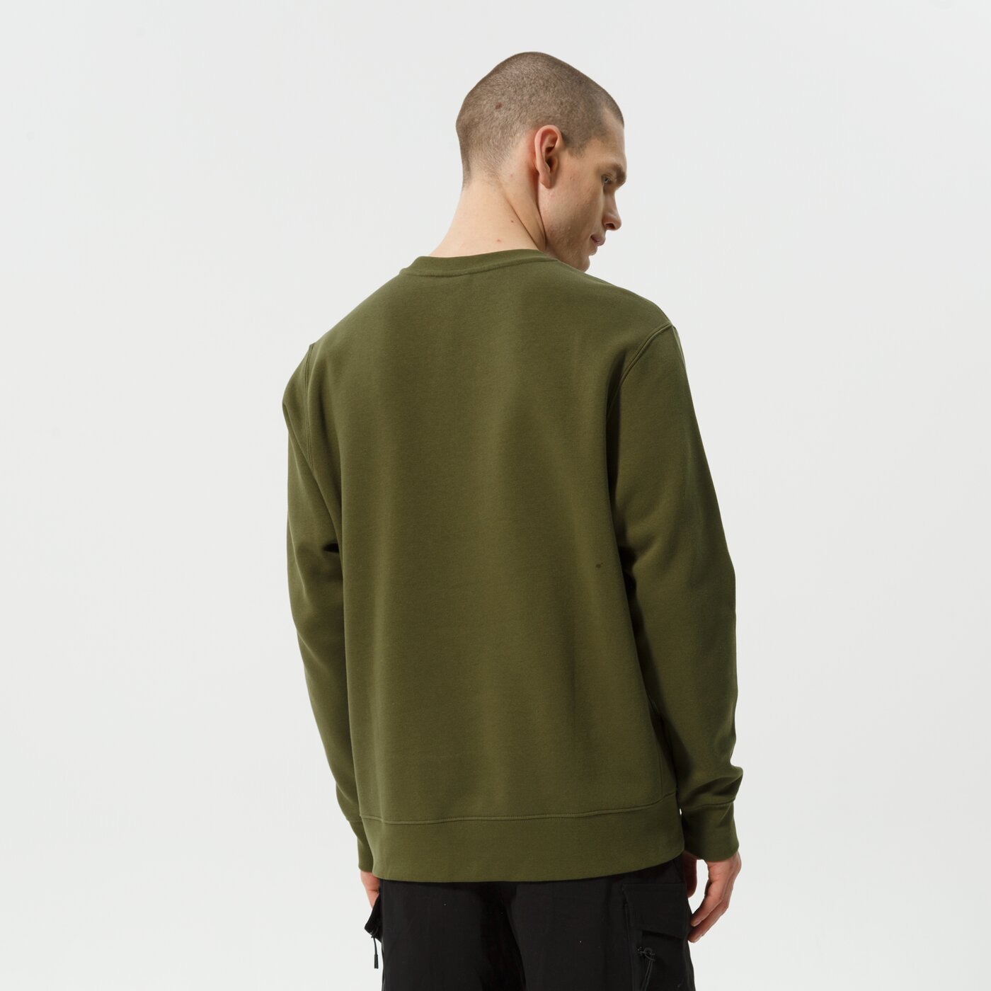 Мъжки суичър NIKE СУИТЧЪР SPORTSWEAR CLUB FLEECE bv2662-327 цвят каки