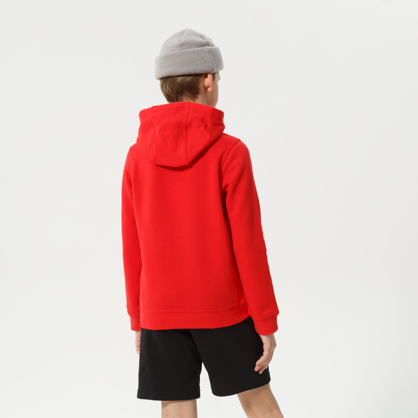 Детски суичър NIKE FRANCHISE OVERHEAD HOODIE JUNIOR SWEATSHIRT bv3757-657 цвят червен