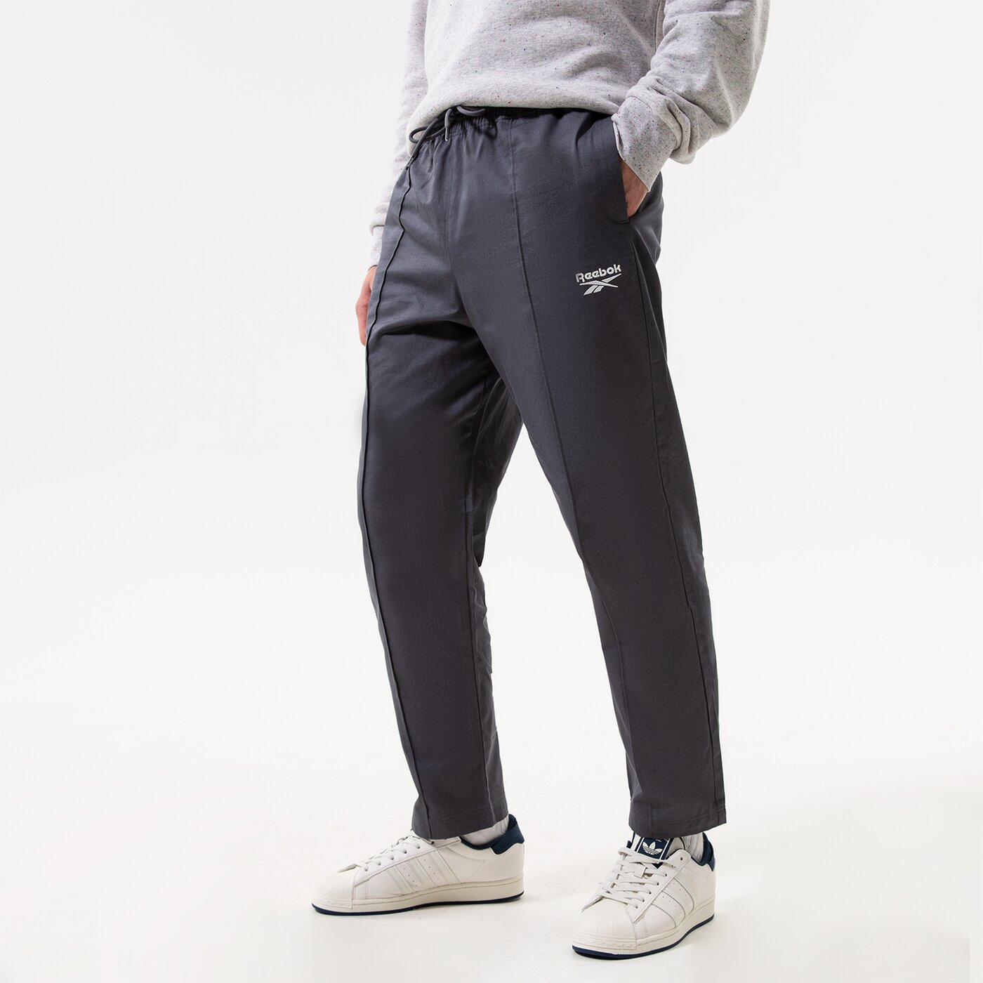 Мъжки панталони REEBOK ПАНТАЛОНИ CLASSIC WARDROBE TWILL PANTS hs0821 цвят черен