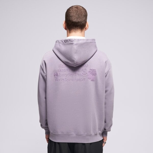 Мъжки суичър PROSTO СУИТЧЪР С КАЧУЛКА HOODIE FLATHEAD WASHED LAVENDER kl252mswe2041 цвят виолетов
