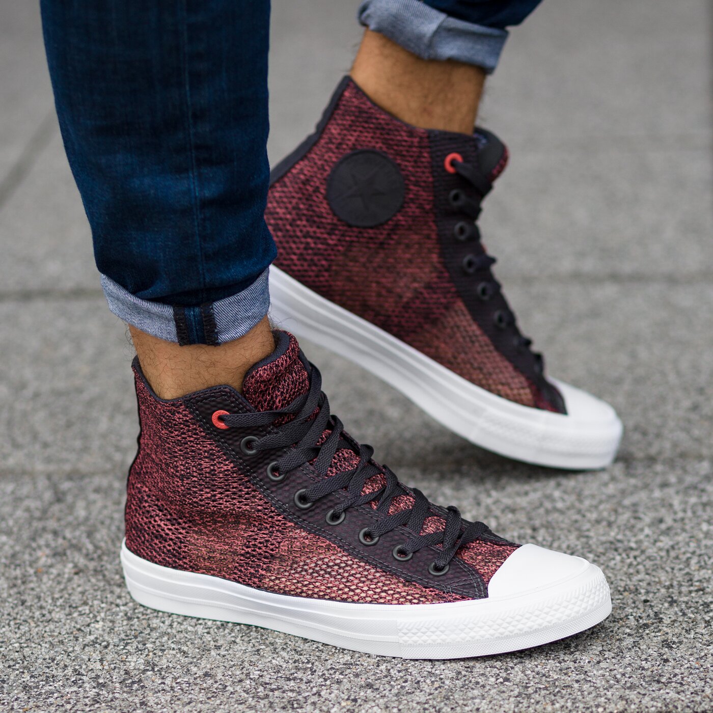 Мъжки маратонки CONVERSE CHUCK TAYLOR ALL STAR II c155729 цвят бордо