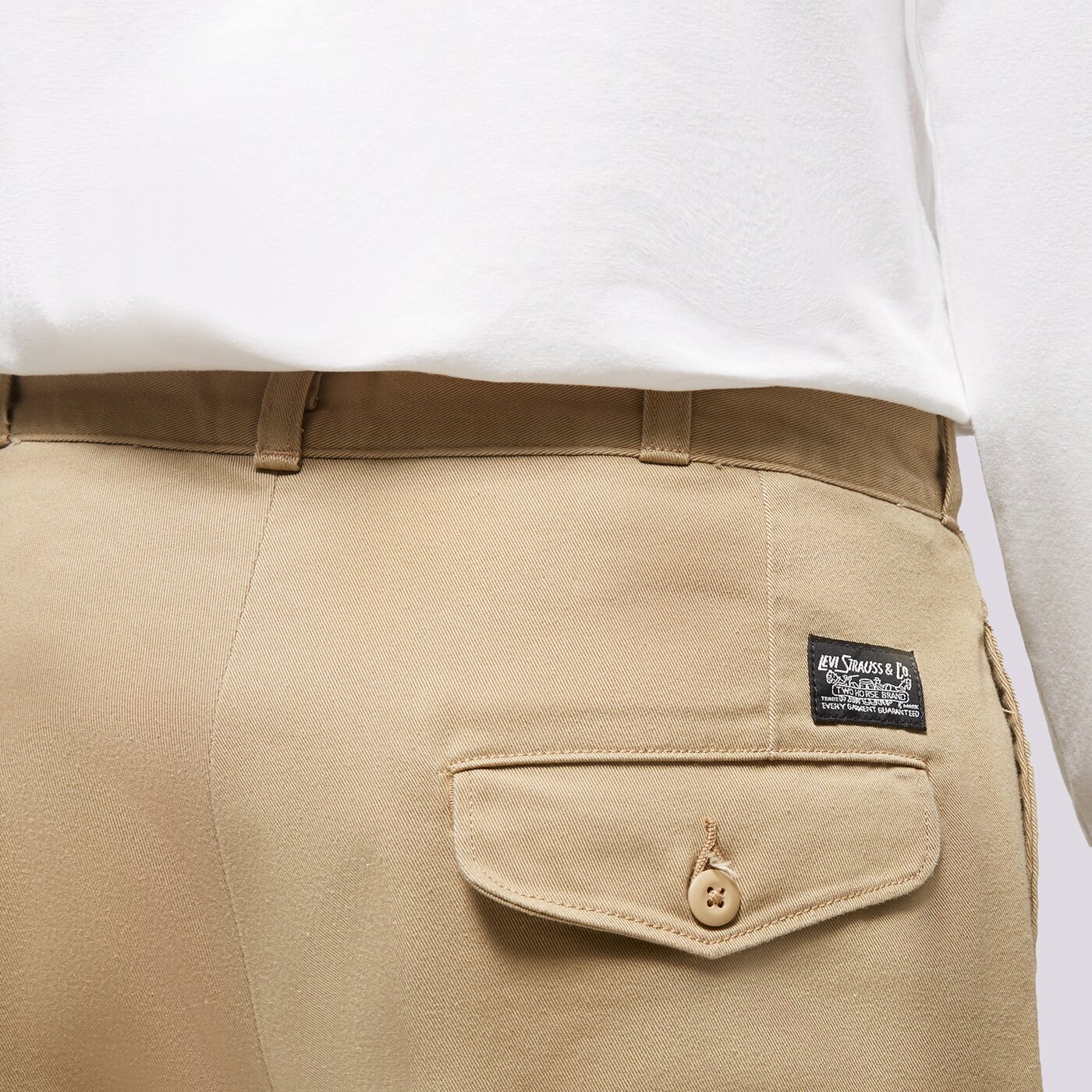 Мъжки къси панталони LEVI'S ШОРТИ SKATE LOOSE CHINO SHORT a43230001 цвят бежов