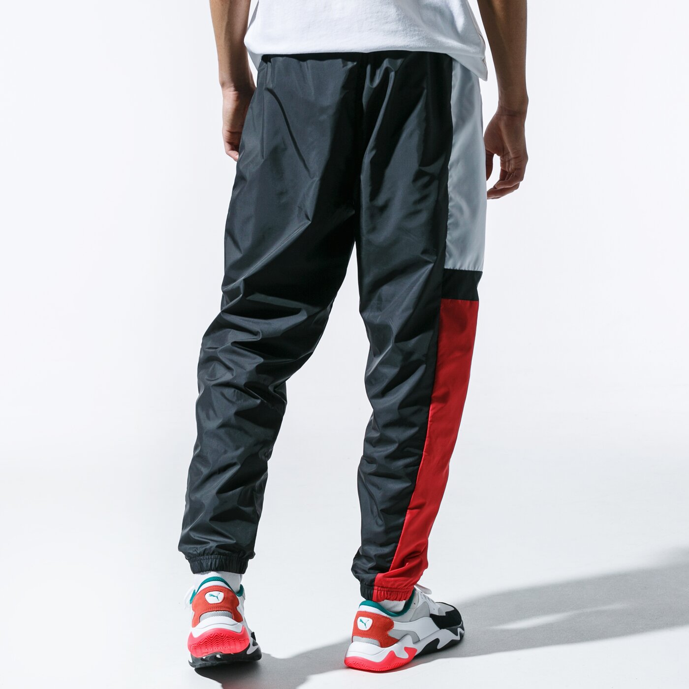 Мъжки панталони NEW ERA ПАНТАЛОНИ COLOUR TRACK PANT BLKRED NEW ERA BLKWHIFDR 12123956 цвят черен