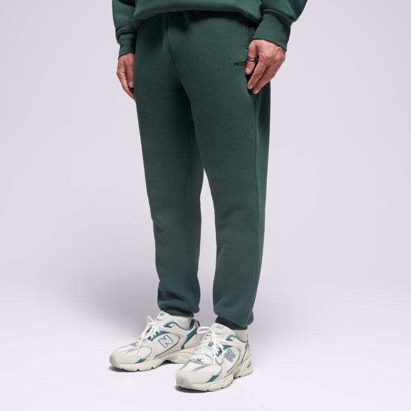 PROSTO ПАНТАЛОНИ SWEATPANTS DARN WASHED GREEN