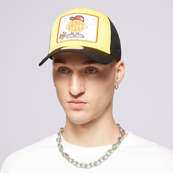 Мъжка шапка с козирка NEW ERA ШАПКА NE PATCH TRUCKER NONE 60503525 цвят черен