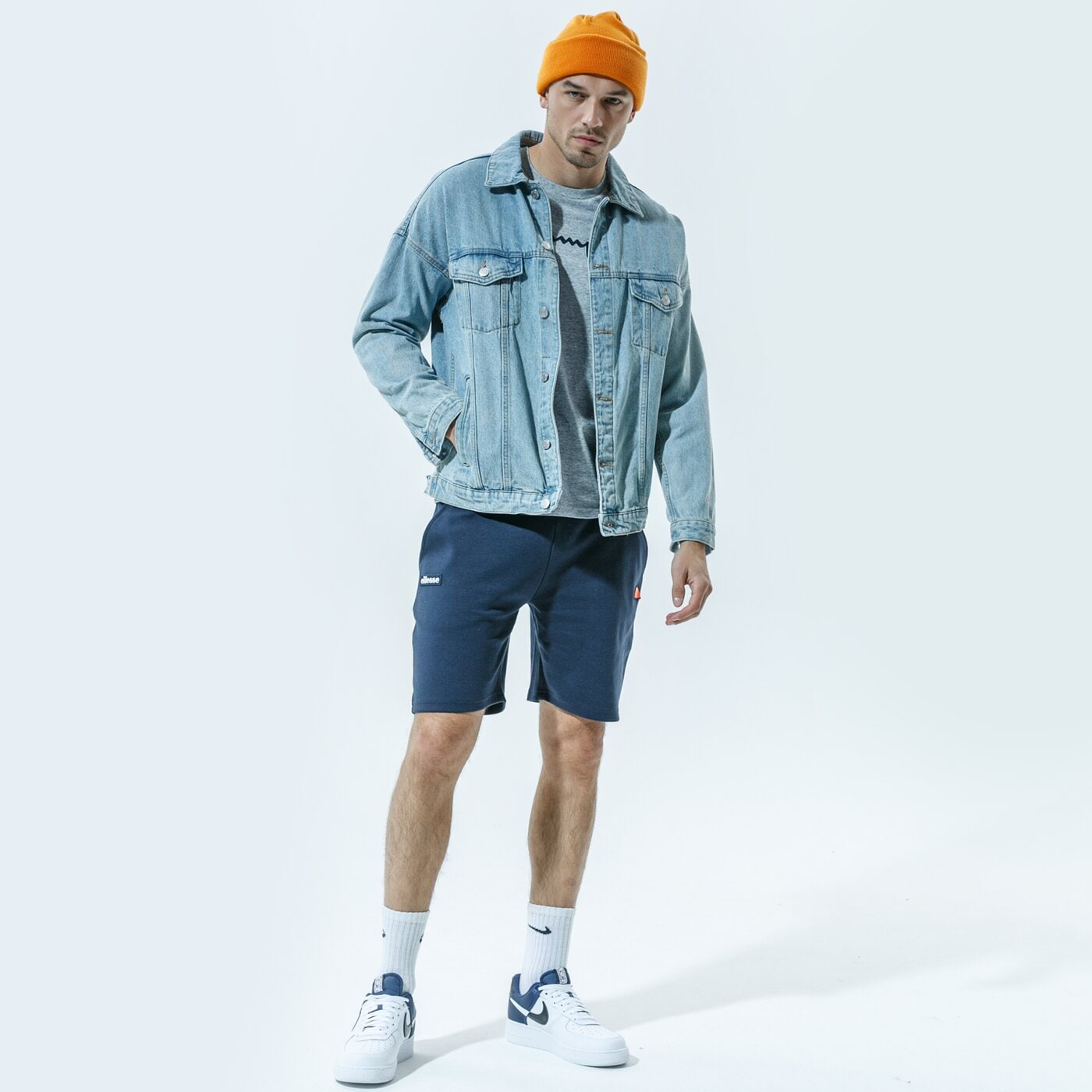 Мъжка тениска CHAMPION ТЕНИСКА CREWNECK LONG SLEEVE ТЕНИСКА 214748em021 цвят сив